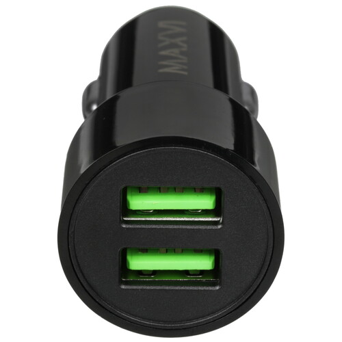 Купить Автомобильное ЗУ Maxvi CCM-PS242 Plus T черный  9225234. Характеристики, отзывы и цены в Донецке