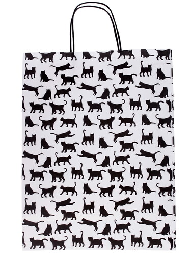 Купить Пакет подарочный Сима-Ленд Черные коты  1040579. Характеристики, отзывы и цены в Донецке