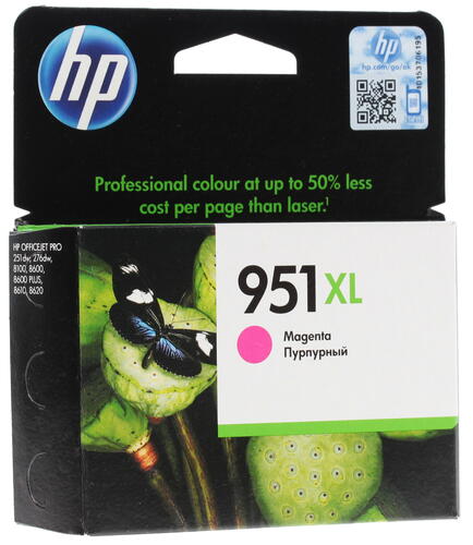 Купить Картридж HP 951XL (CN047AE) пурпурный  0139058. Характеристики, отзывы и цены в Донецке