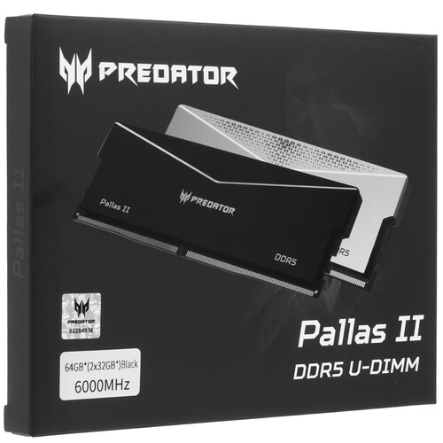 Купить Оперативная память Acer Predator Pallas II [BL.9BWWR.437] 64 ГБ  9074064. Характеристики, отзывы и цены в Донецке