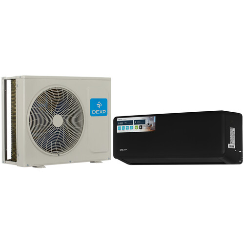 Купить Кондиционер настенный сплит-система DEXP AC-CDW9INV-B черный  9130126. Характеристики, отзывы и цены в Донецке