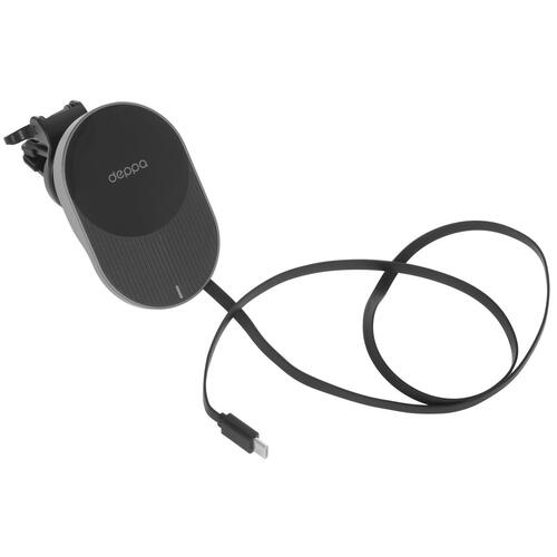 Купить Держатель автомобильный DEPPA Magic Cable черный  5419663. Характеристики, отзывы и цены в Донецке