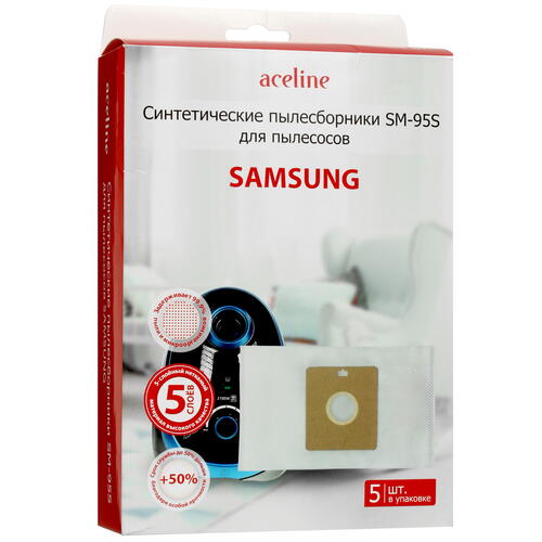 Купить Мешок-пылесборник Aceline SM-95S белый  5025329. Характеристики, отзывы и цены в Донецке