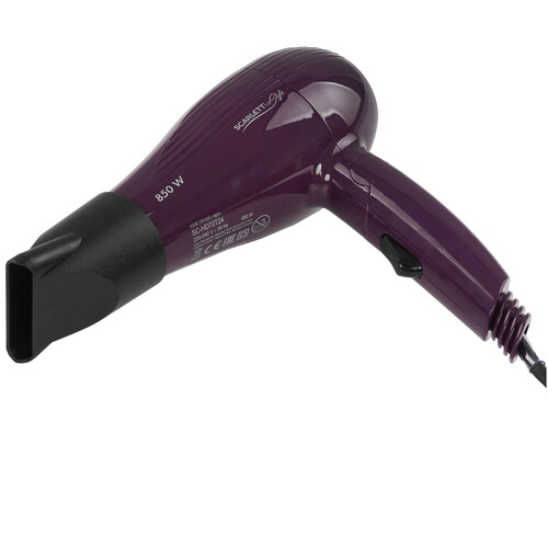Купить Фен Scarlett SC-HD70T24 фиолетовый/черный  8116549. Характеристики, отзывы и цены в Донецке