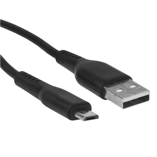 Купить Кабель круглый GAL micro USB - USB 2.0 Type-A черный 1 м  9051473. Характеристики, отзывы и цены в Донецке