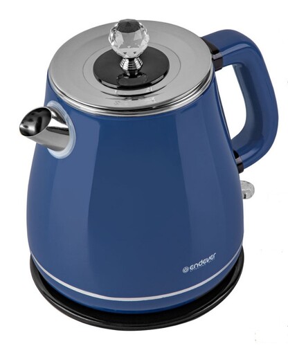 Купить Электрочайник Endever KR-260S синий  9050703. Характеристики, отзывы и цены в Донецке
