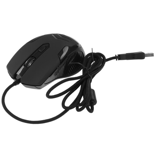 Купить Мышь проводная QUMO Crypt M57  черный  1349864. Характеристики, отзывы и цены в Донецке