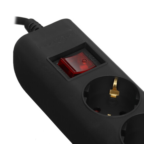 Купить Сетевой фильтр FinePower Oriol 650B черный  5434360. Характеристики, отзывы и цены в Донецке