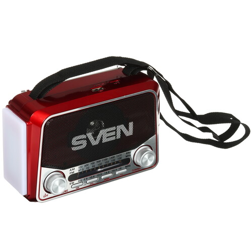 Купить Радиоприемник SVEN SRP-150 красный  5624160. Характеристики, отзывы и цены в Донецке