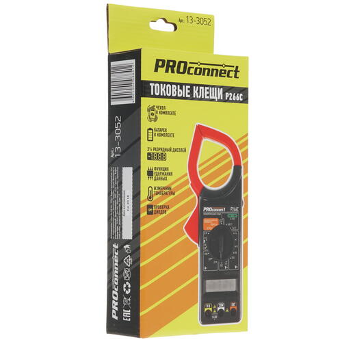 Купить Клещи токоизмерительные Proconnect P266C 13-3052  5301945. Характеристики, отзывы и цены в Донецке