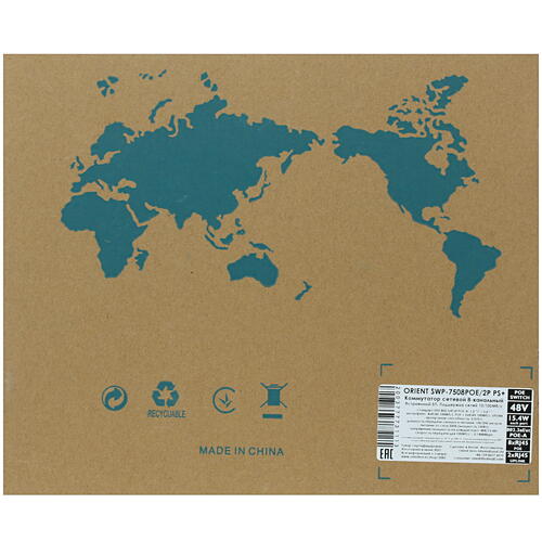 Купить Коммутатор ORIENT SWP-7508POE/2P PS+  4810803. Характеристики, отзывы и цены в Донецке