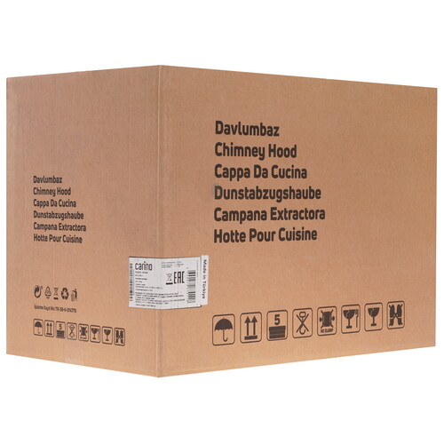 Купить Вытяжка наклонная Carino C8610SM белый/белый  9284837. Характеристики, отзывы и цены в Донецке