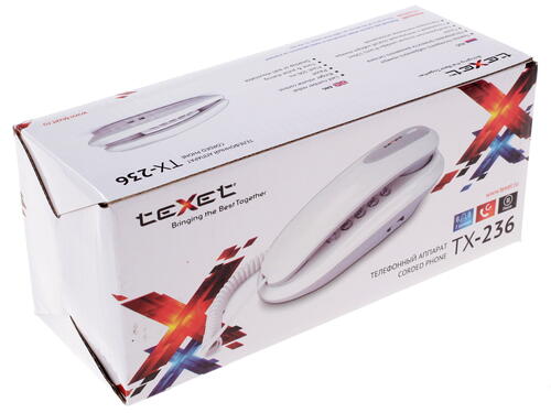 Купить Телефон проводной TeXet TX-236  1031362. Характеристики, отзывы и цены в Донецке