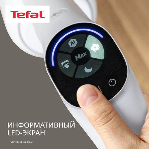 Купить Моющий пылесос вертикальный   Tefal X-Clean 10 GF7540FO  белый  5481255. Характеристики, отзывы и цены в Донецке
