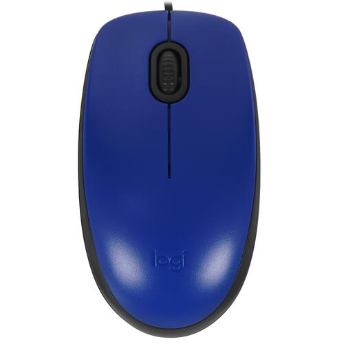 Купить Мышь проводная Logitech Mouse M110 SILENT [910-005500] синий  5060440. Характеристики, отзывы и цены в Донецке