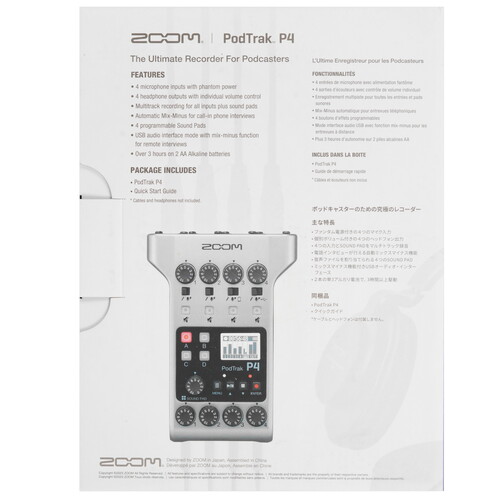 Купить Рекордер Zoom P4  5467609. Характеристики, отзывы и цены в Донецке