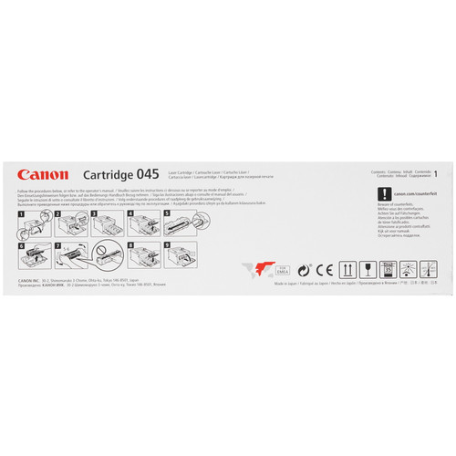Купить Картридж лазерный Canon 045 черный, с чипом  1327291. Характеристики, отзывы и цены в Донецке