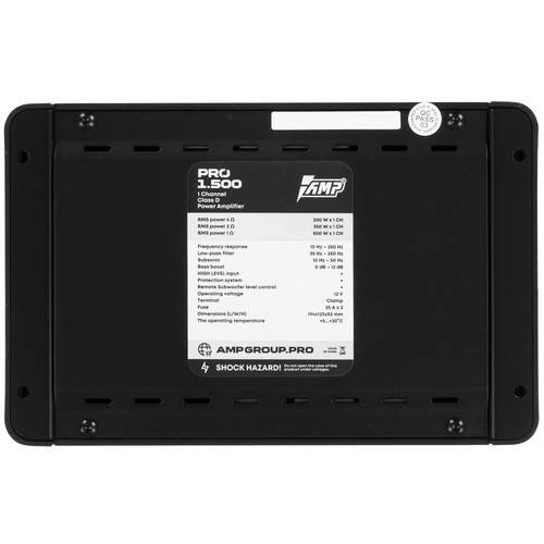 Купить Усилитель AMP PRO 1.500  5492953. Характеристики, отзывы и цены в Донецке