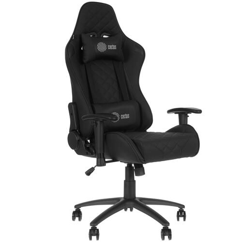 Купить Кресло игровое Cactus CS-CHR-030BL черный  9936023. Характеристики, отзывы и цены в Донецке