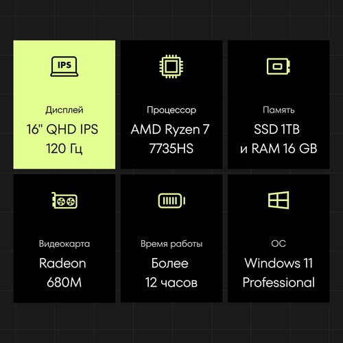 Купить 16" Ноутбук Machcreator Vision L16 SE серый  5643056. Характеристики, отзывы и цены в Донецке