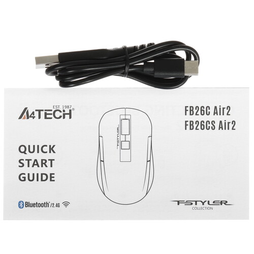 Купить Мышь беспроводная A4Tech Fstyler FB26CS Air  коричневый  9280314. Характеристики, отзывы и цены в Донецке
