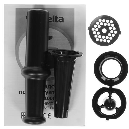 Купить Мясорубка электрическая DELTA DL-6100M черный  8124440. Характеристики, отзывы и цены в Донецке