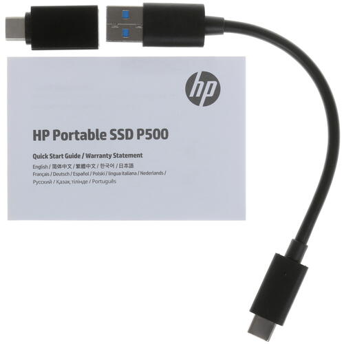 Купить 120 ГБ Внешний SSD HP P500 [7PD48AA#ABB]  1616750. Характеристики, отзывы и цены в Донецке