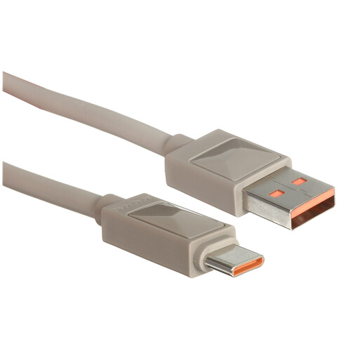 Купить Кабель круглый Borofone USB Type-C - USB 2.0 Type-A серый 1 м  9237995. Характеристики, отзывы и цены в Донецке