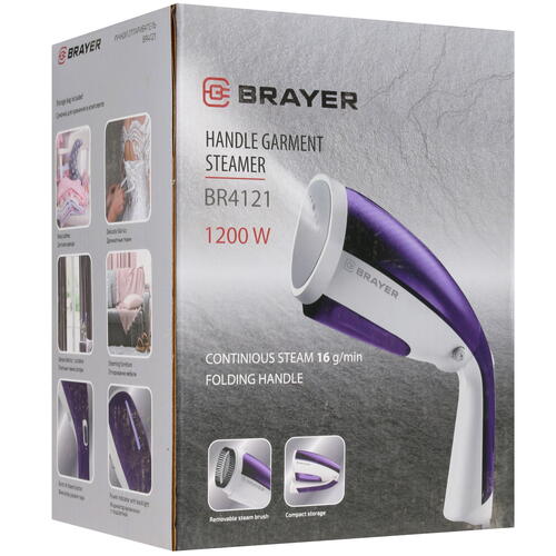 Купить Отпариватель BRAYER BR4121 белый  8194458. Характеристики, отзывы и цены в Донецке