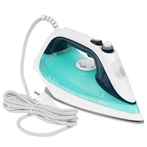 Купить Утюг Braun TexStyle 7 Pro SI7042GR бирюзовый  1220752. Характеристики, отзывы и цены в Донецке