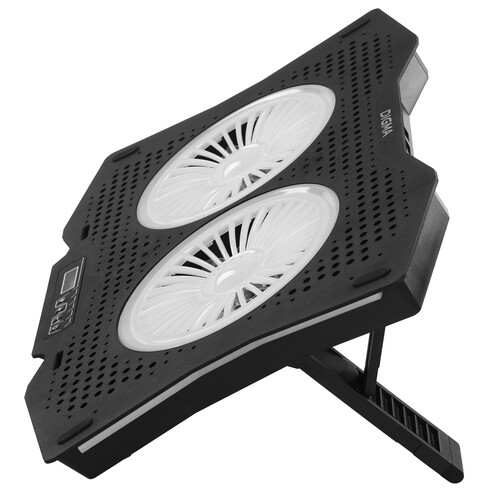Купить Подставка для ноутбука Digma D-NCP180-2x110RGB черный  9300794. Характеристики, отзывы и цены в Донецке