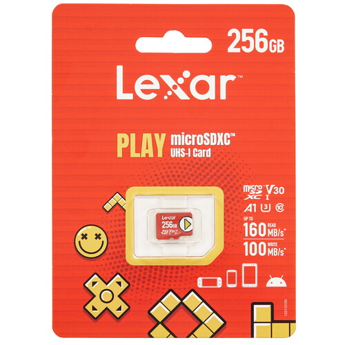 Купить Карта памяти Lexar microSDXC 256 ГБ [LMSPLAY256G-BNNNG]  5456362. Характеристики, отзывы и цены в Донецке