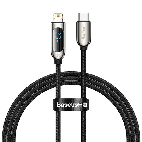Купить Кабель круглый Baseus Lightning 8-pin - USB Type-C черный 1 м  5627740. Характеристики, отзывы и цены в Донецке