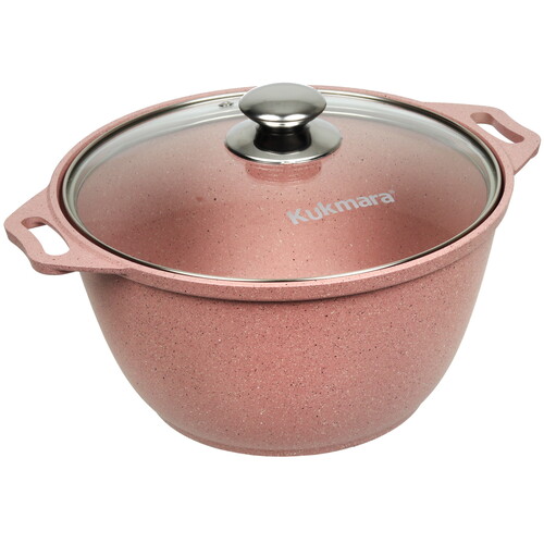 Купить Кастрюля Kukmara Trendy style к41tsr 4 л 24 см розовый  5447374. Характеристики, отзывы и цены в Донецке
