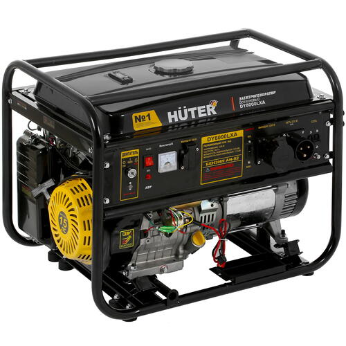 Купить Электрогенератор   бензиновый Huter DY8000LXA  1263981. Характеристики, отзывы и цены в Донецке
