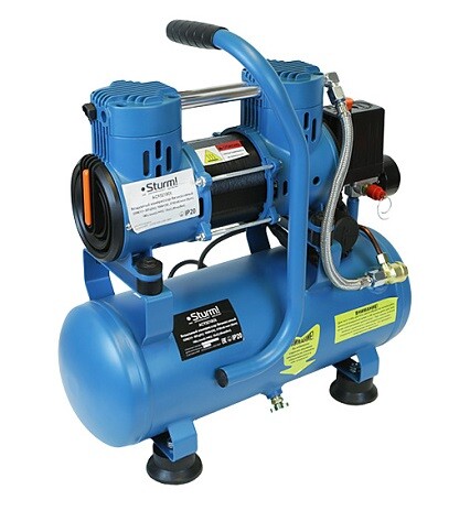 Купить Компрессор поршневой безмасляный Sturm! AC93210OL  9070845. Характеристики, отзывы и цены в Донецке