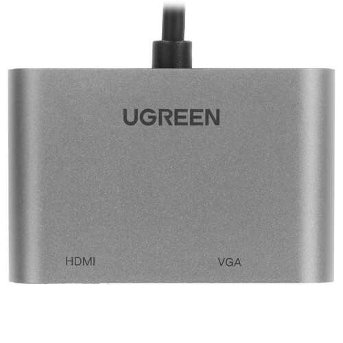 Купить Переходник однонаправленный Ugreen USB Type-A - HDMI+VGA, 0.15 м  5478798. Характеристики, отзывы и цены в Донецке