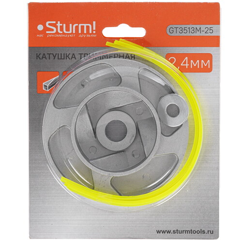 Купить Катушка для триммера Sturm! GT3513M-25  9158820. Характеристики, отзывы и цены в Донецке