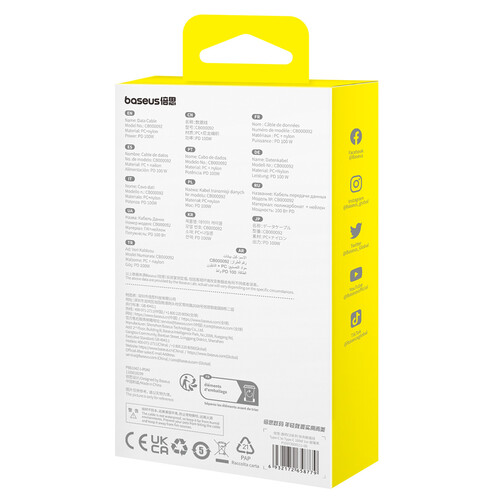Купить Кабель круглый Baseus USB Type-C - USB Type-C черный 1 м  5627585. Характеристики, отзывы и цены в Донецке