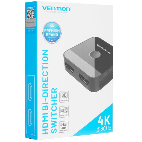 Купить Переключатель Vention HDMI v2.0 4K  9160806. Характеристики, отзывы и цены в Донецке