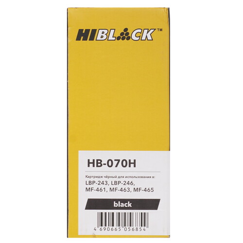 Купить Картридж лазерный Hi-Black HB-070H черный  9263818. Характеристики, отзывы и цены в Донецке