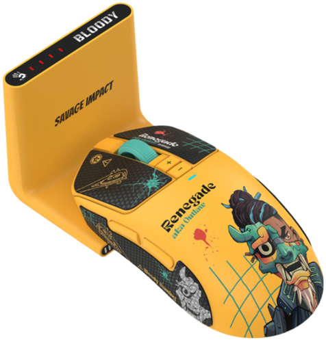 Купить Мышь беспроводная/проводная A4Tech Bloody R72 Ultra Duo Renegade  9216118. Характеристики, отзывы и цены в Донецке