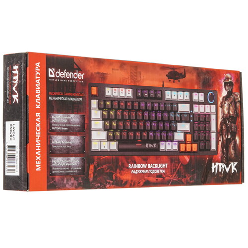 Купить Клавиатура  проводная Defender Hawk GK-418  5463188. Характеристики, отзывы и цены в Донецке