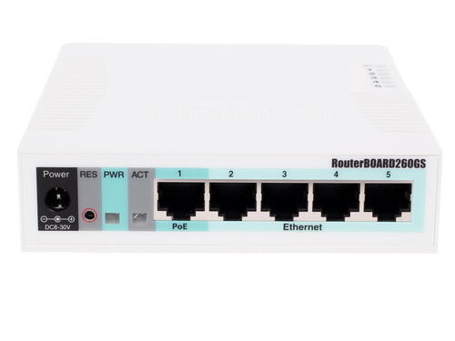Купить Коммутатор MikroTik RB260GS  1009089. Характеристики, отзывы и цены в Донецке