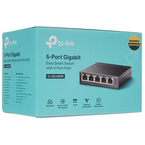 Купить Коммутатор TP-Link TL-SG105PE  8194195. Характеристики, отзывы и цены в Донецке