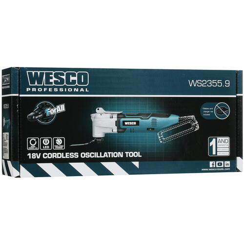 Купить Реноватор Wesco WS2355.9 1ForAll 18V , Без ЗУ, Без АКБ  5410736. Характеристики, отзывы и цены в Донецке