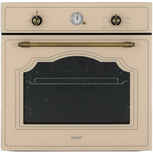 Купить Электрический духовой шкаф DEXP Rustic 01 бежевый  9134286. Характеристики, отзывы и цены в Донецке