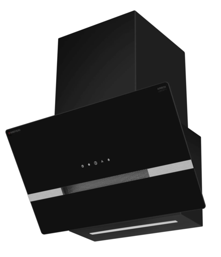 Купить Вытяжка наклонная Meferi AIRBOX60BK COMFORT PLUS черный/черный  9270618. Характеристики, отзывы и цены в Донецке