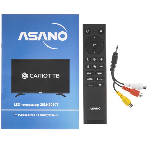 Купить 27.5" (71 см) Телевизор Asano 28LH5010T черный  9225863. Характеристики, отзывы и цены в Донецке