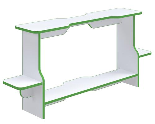 Купить Подставка для монитора VMMGAME LEVEL WHITE GREEN белый  9085926. Характеристики, отзывы и цены в Донецке